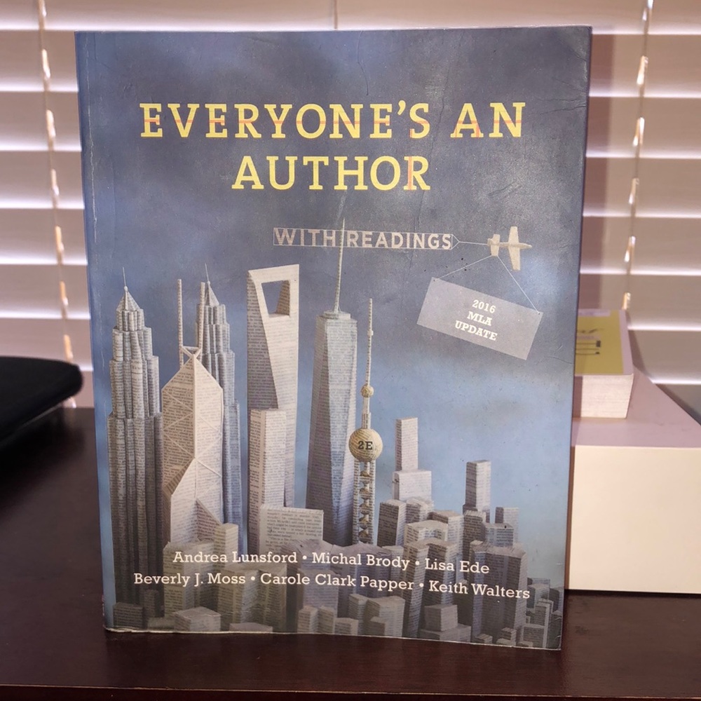 Everyone’s an author book